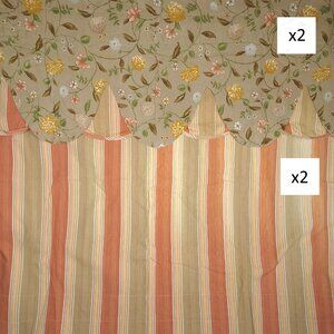 Waverly Home Classics Curtains Panels & Valances Cottagecore Shabby Chic Country
